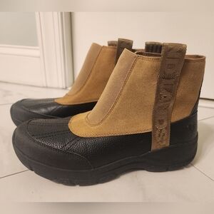 Lands' End All Weather Suede Pull On Boot